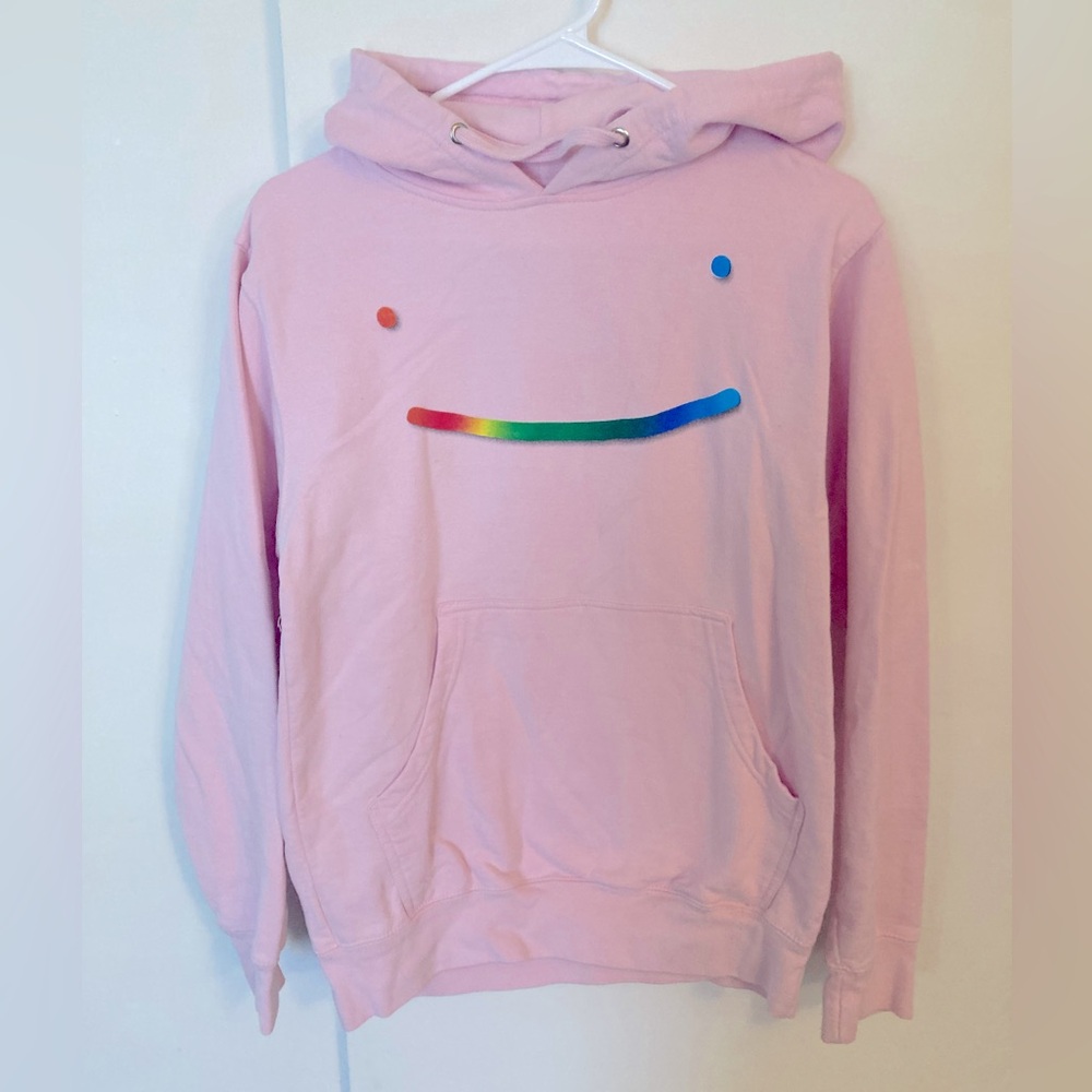 Dream smiley face rainbow pullover sweatshirt hoodie Pride